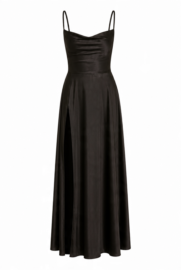 Lace-Up Backless Maxi Dress