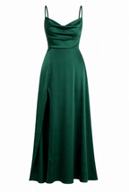 Lace-Up Backless Maxi Dress