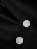 Polka Dot Keyhole Neck Sleeveless Cotton Dress
