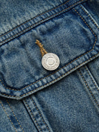Belted Sleeveless Washed Denim Shirt Dress