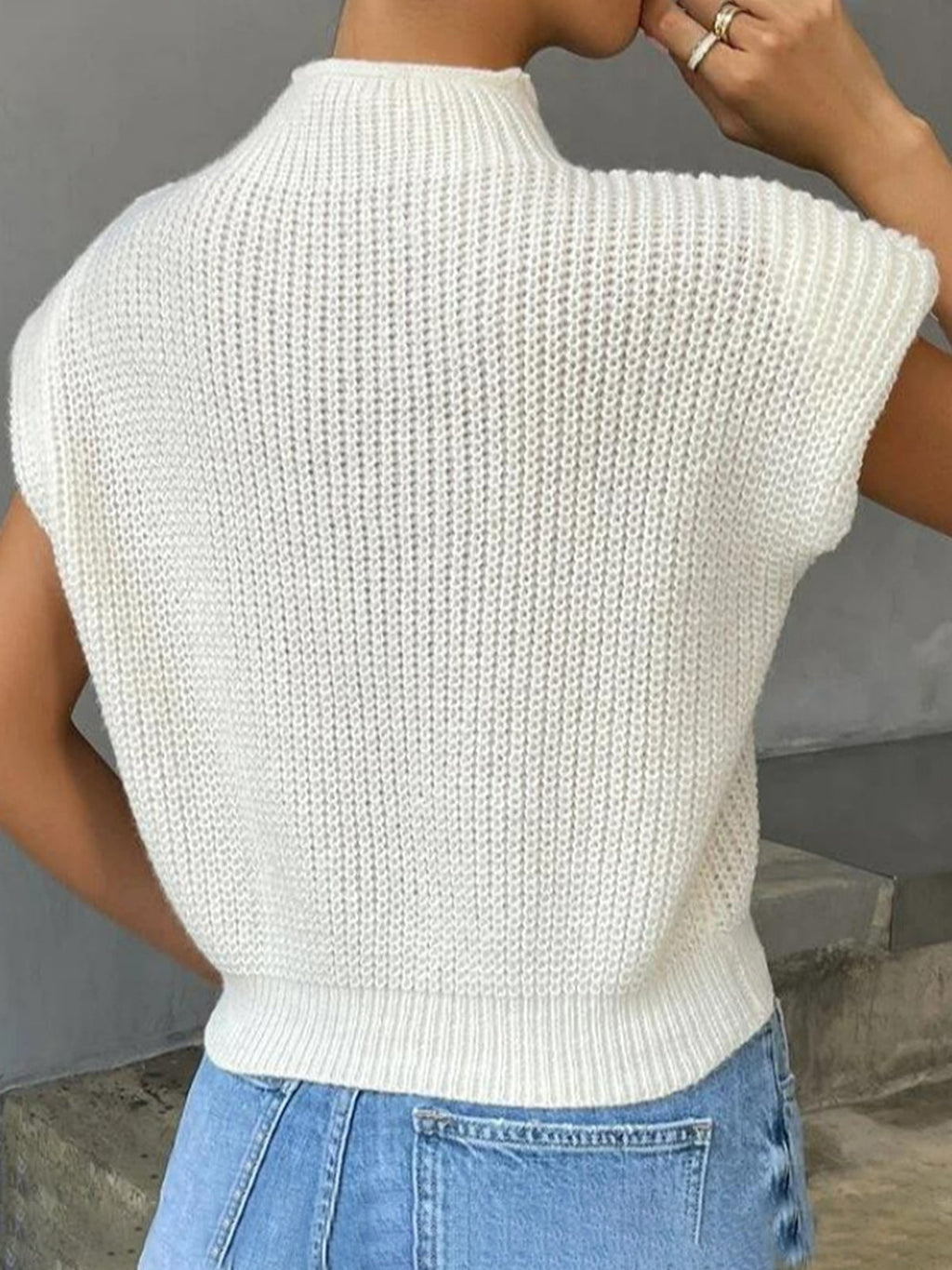Cap Sleeve Sweater Vest