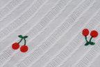 Cherry Print Halter Cami Top with Bow Detail