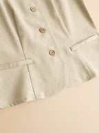 Crew Neck Sleeveless Vest and Shorts Two Piece Co-ord Set