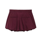 Cropped Jacket and Lantern Mini Skirt Co-ord Set