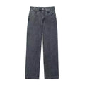 Distressed High-Waist Denim Jeans