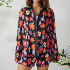 Floral Print Shirt and Shorts Co-ord Set