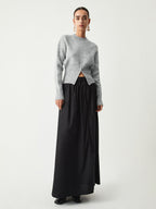 Half Zip Fuzzy Knit Sweater
