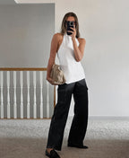 Halter Neck Backless Top