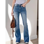 High-Waist Flared Jeans
