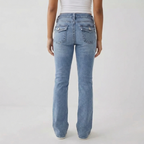 High-Waist Straight Fit Jeans