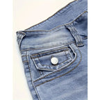 High-Waist Straight Fit Jeans