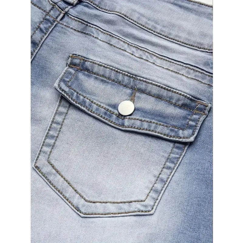 High-Waist Straight Fit Jeans