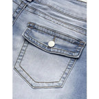 High-Waist Straight Fit Jeans