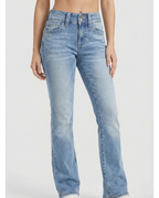 High-Waist Straight Fit Jeans