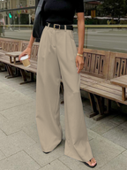 High-Waist Wide Leg Trousers