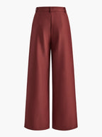 High-Waist Wide Leg Trousers