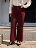High-Waist Wide-Leg Trousers