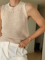 Hollow Knit Tank Top