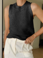 Hollow Knit Tank Top