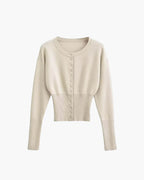 Knit Cardigan with Snap Button Closure