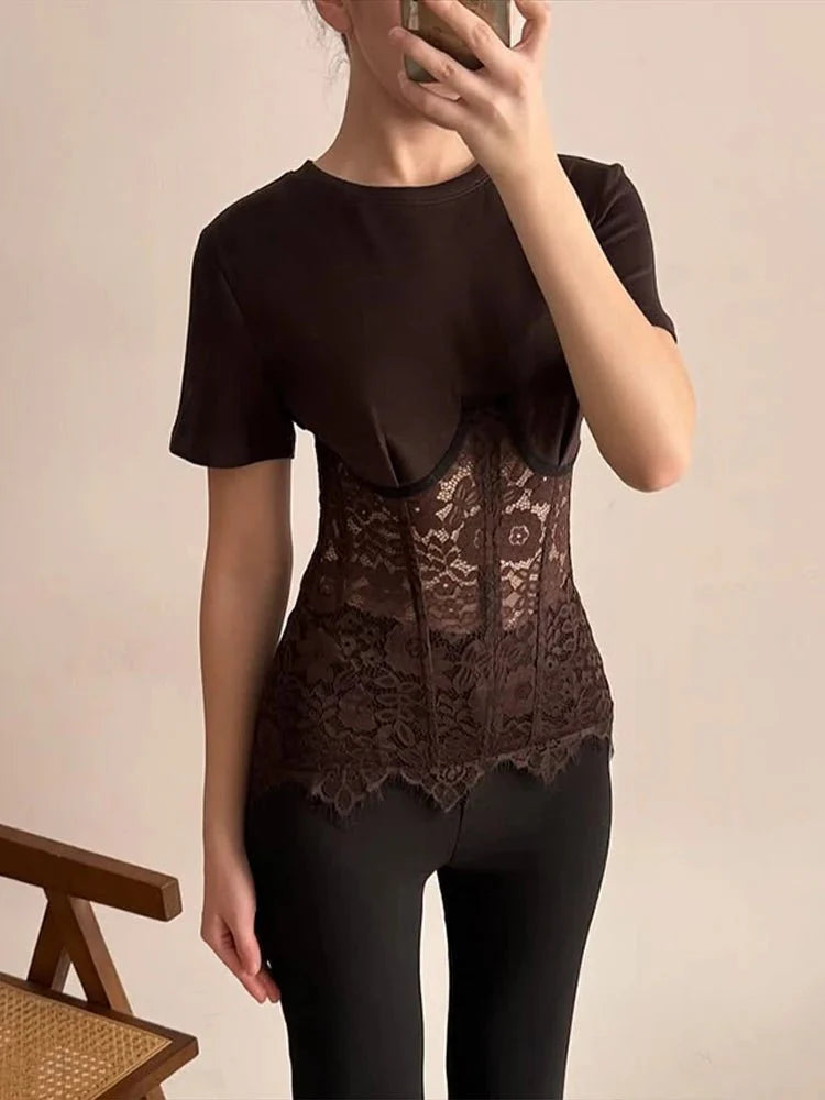 Lace Corset Top