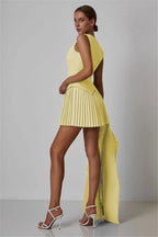 Layered Vest and Mini Skirt Co-ord Set