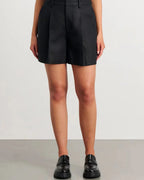 Linen V-Neck Tank Top and Shorts Co-ord Set