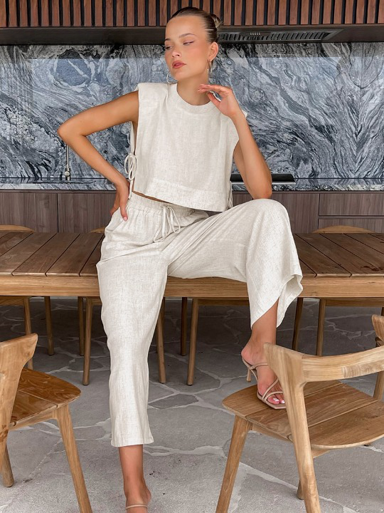 Linen Vacation Co-ord Set