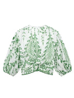 Needlework Embroidered Shorts Co-ord Set