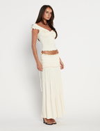 Off Shoulder Ruched Top