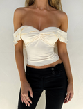 Off Shoulder Ruched Top