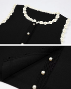 Pearl Flower Knit Cardigan