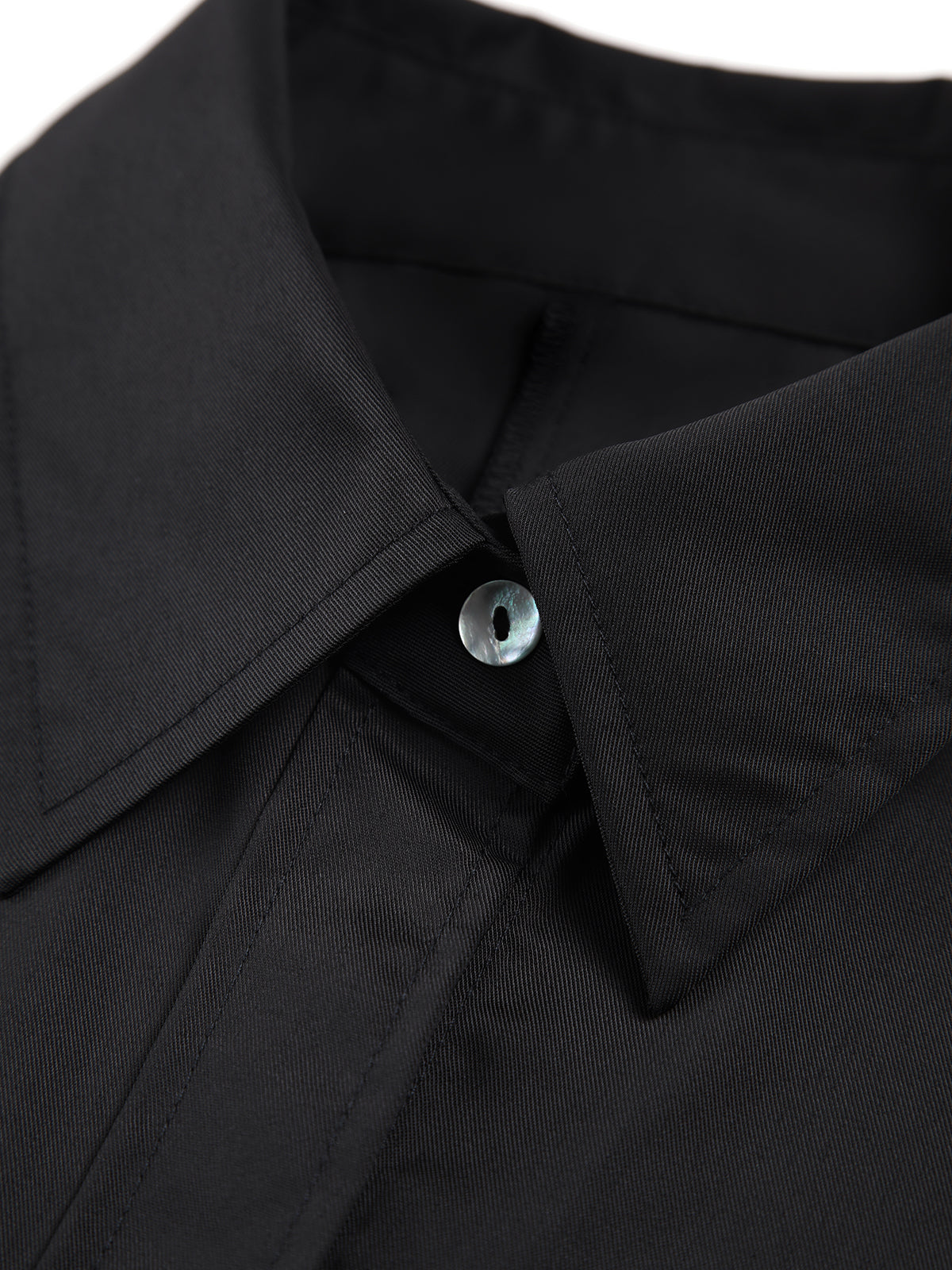 Polo Collar Midi Dress with Tie Waist and Pockets