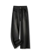 Relaxed Wide-Leg Denim Jeans