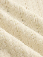 Ribbed Knit Vest with Button Placket