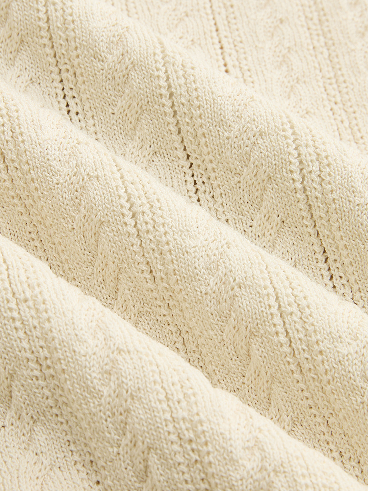 Ribbed Knit Vest with Button Placket