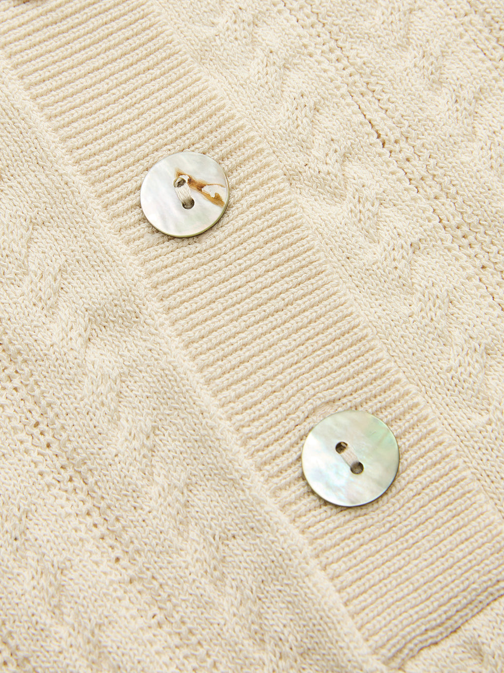 Ribbed Knit Vest with Button Placket