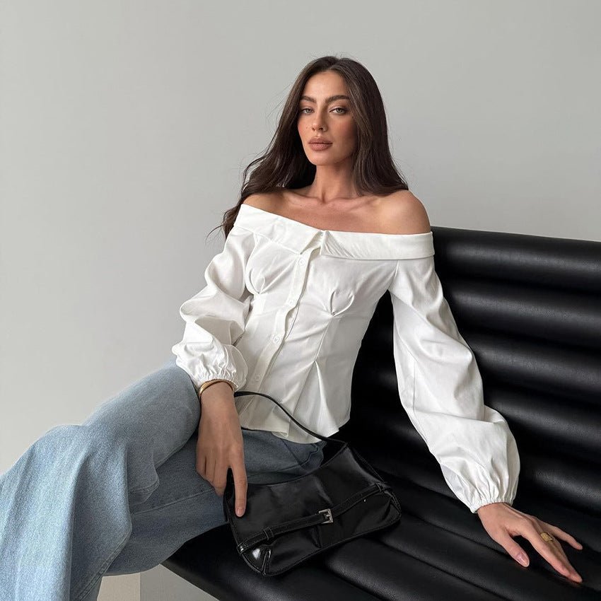 Ribbed Off-Shoulder Top