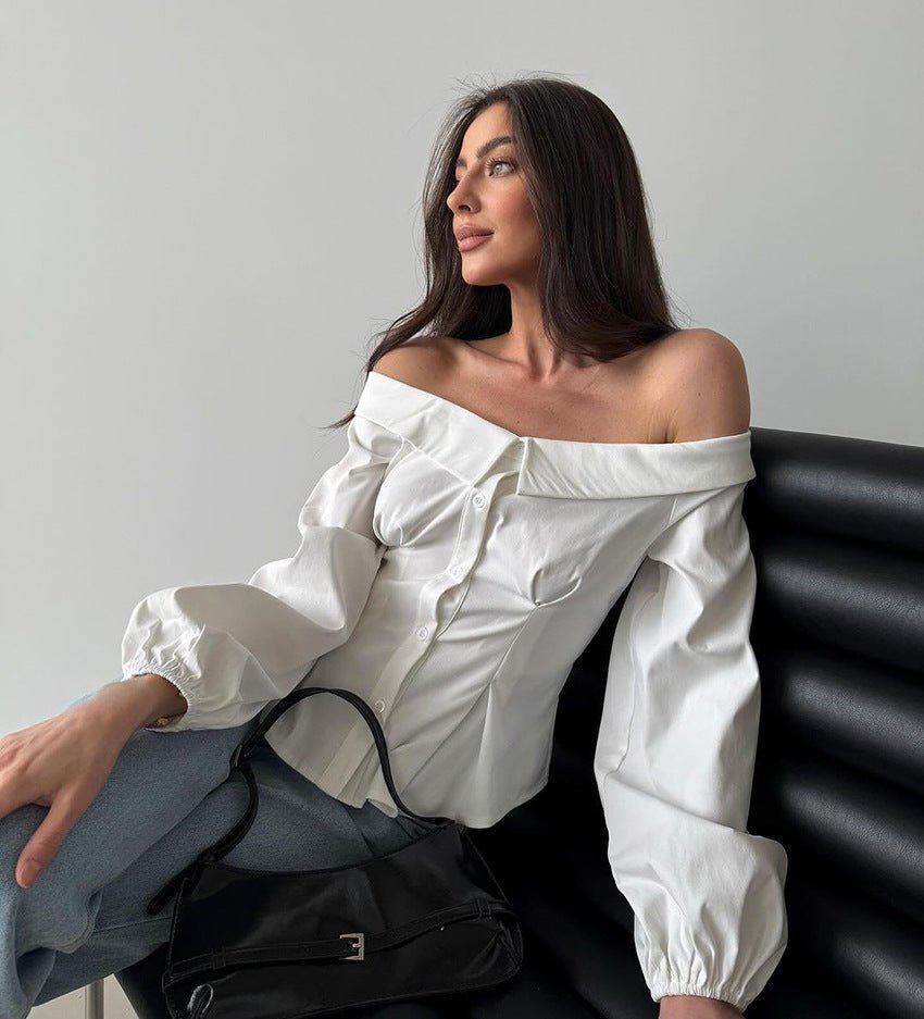 Ribbed Off-Shoulder Top