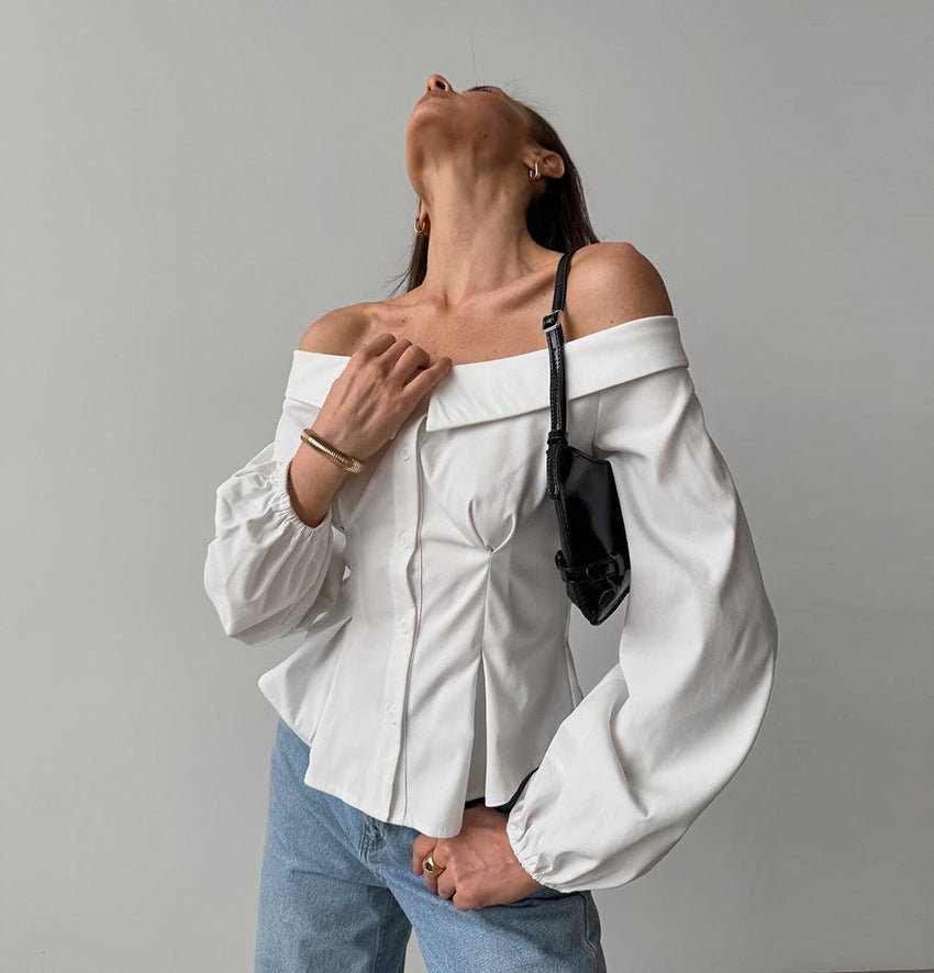 Ribbed Off-Shoulder Top