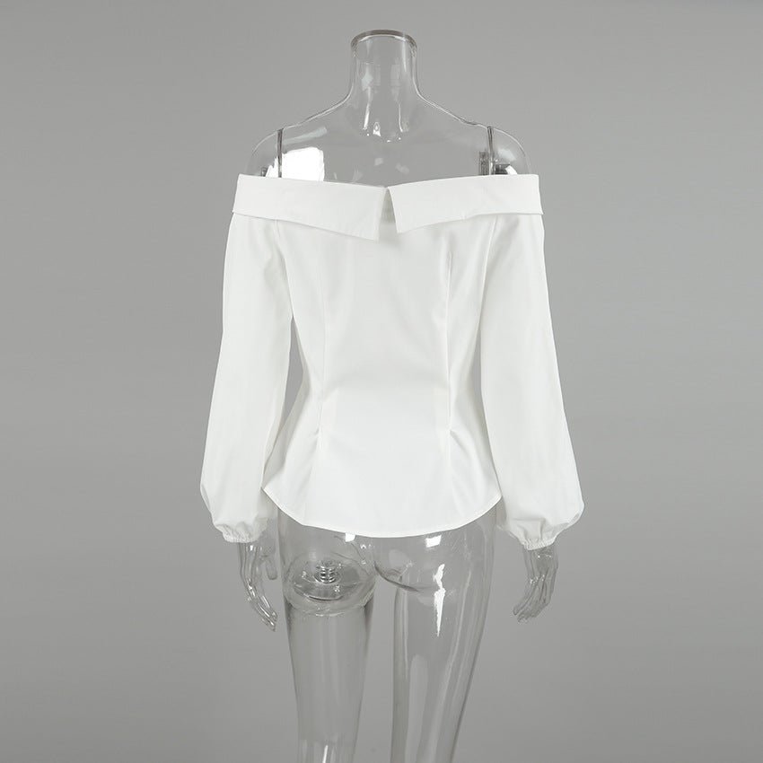 Ribbed Off-Shoulder Top