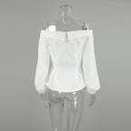 Ribbed Off-Shoulder Top