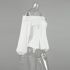 Ribbed Off-Shoulder Top