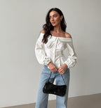 Ribbed Off-Shoulder Top