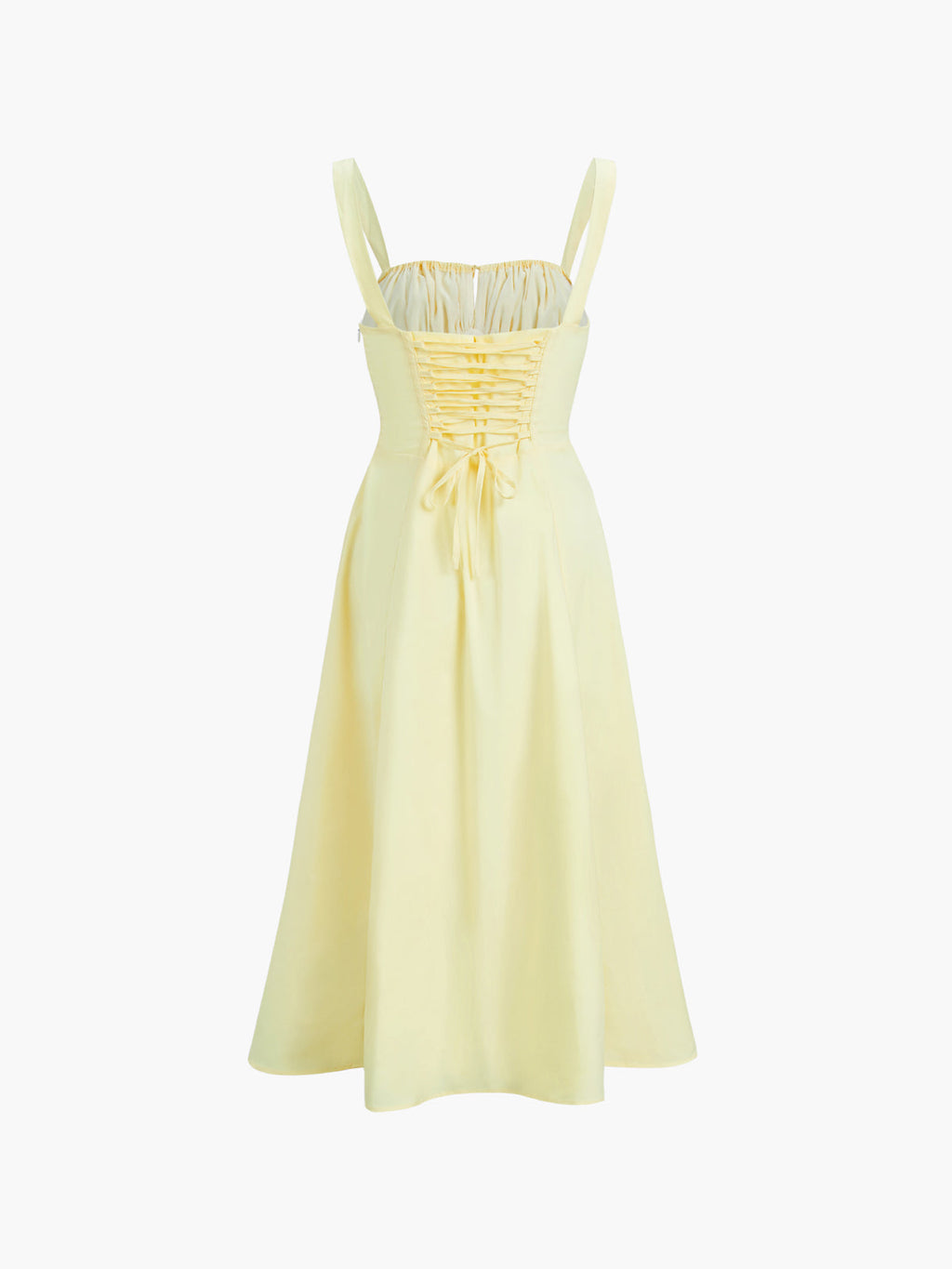 Ruched Cup Detail Midi Sundress