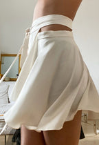 Satin Skirt Co-ord Set