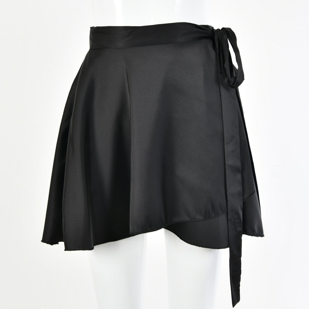 Satin Skirt Co-ord Set