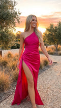 Sleeveless Side Slit Evening Maxi Dress