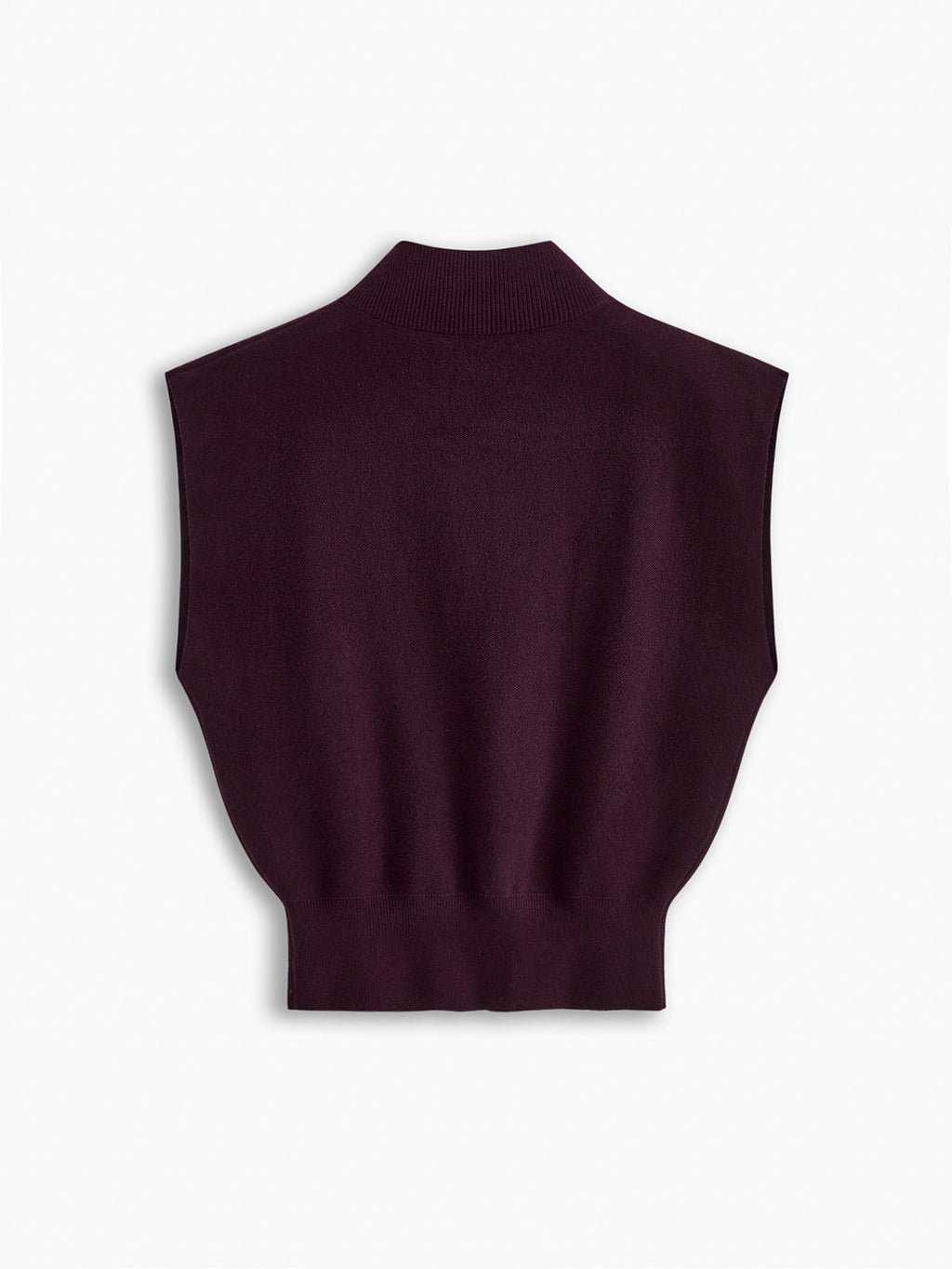 Solid Knit Pullover Sweater Vest