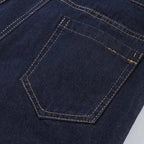 Square Neck Denim Tank and High Waist Jeans Set